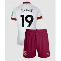 Echipament fotbal West Ham United Edson Alvarez #19 Tricou Treilea 2024-25 pentru copii maneca scurta (+ Pantaloni scurti)